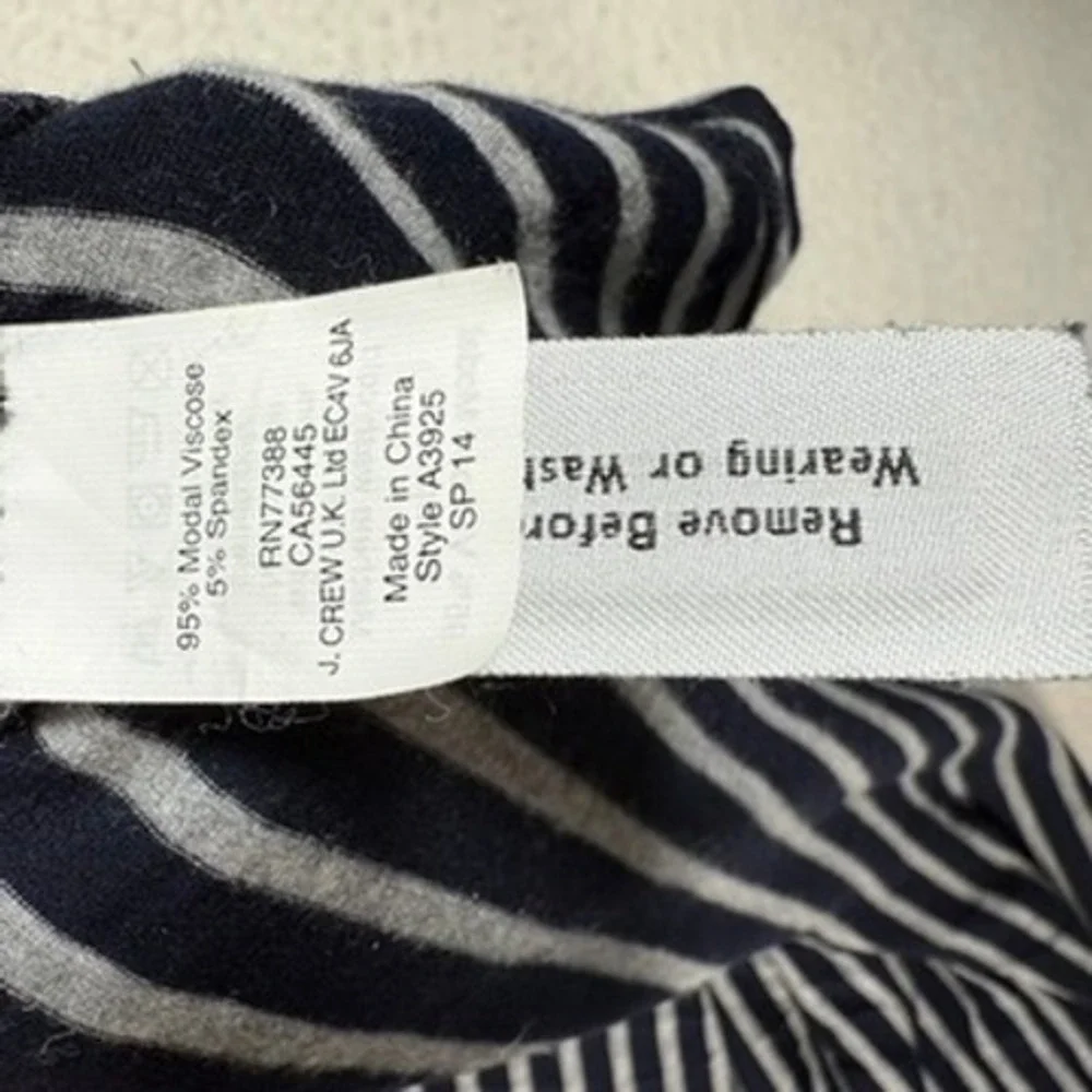 Iconic J. CREW Maxi‎ Skirt Navy Blue and Gray Comfy Knit Women's Medium Stretch